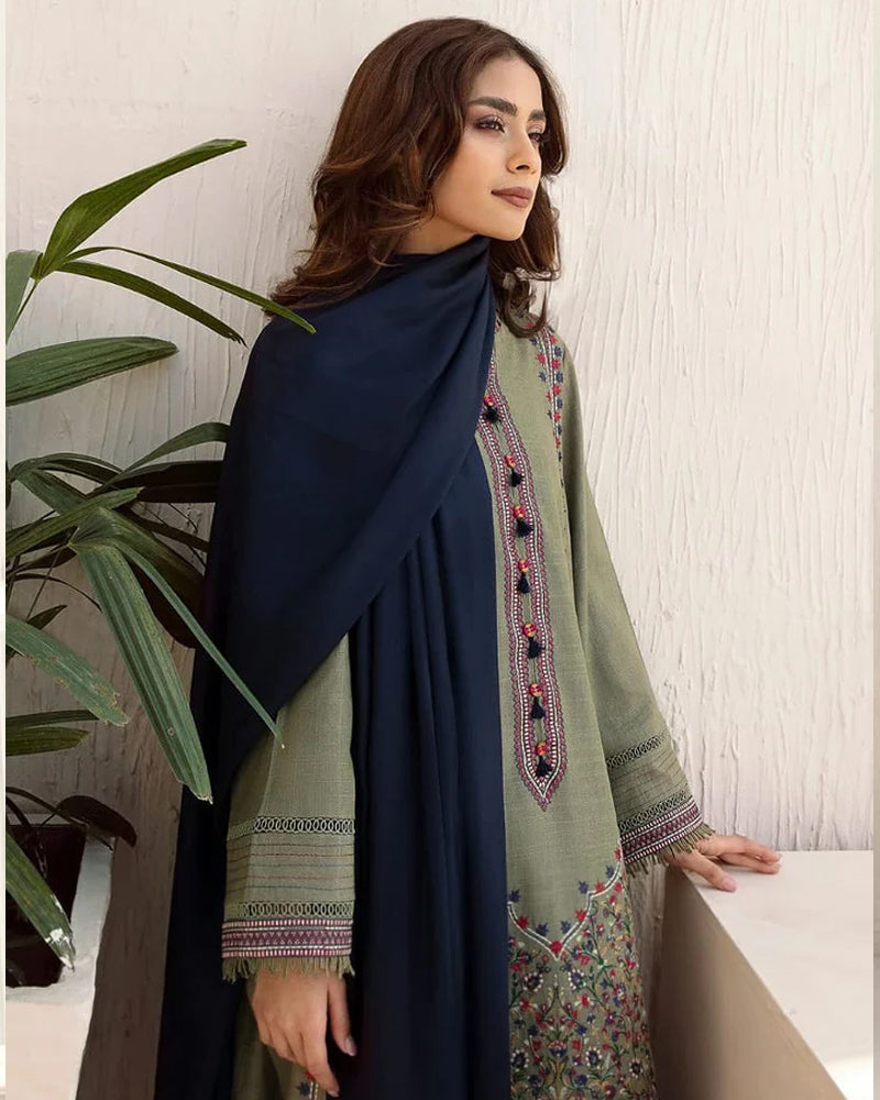 JAZMIN Lawn-3PC Embroidered With Lawn Dupatta