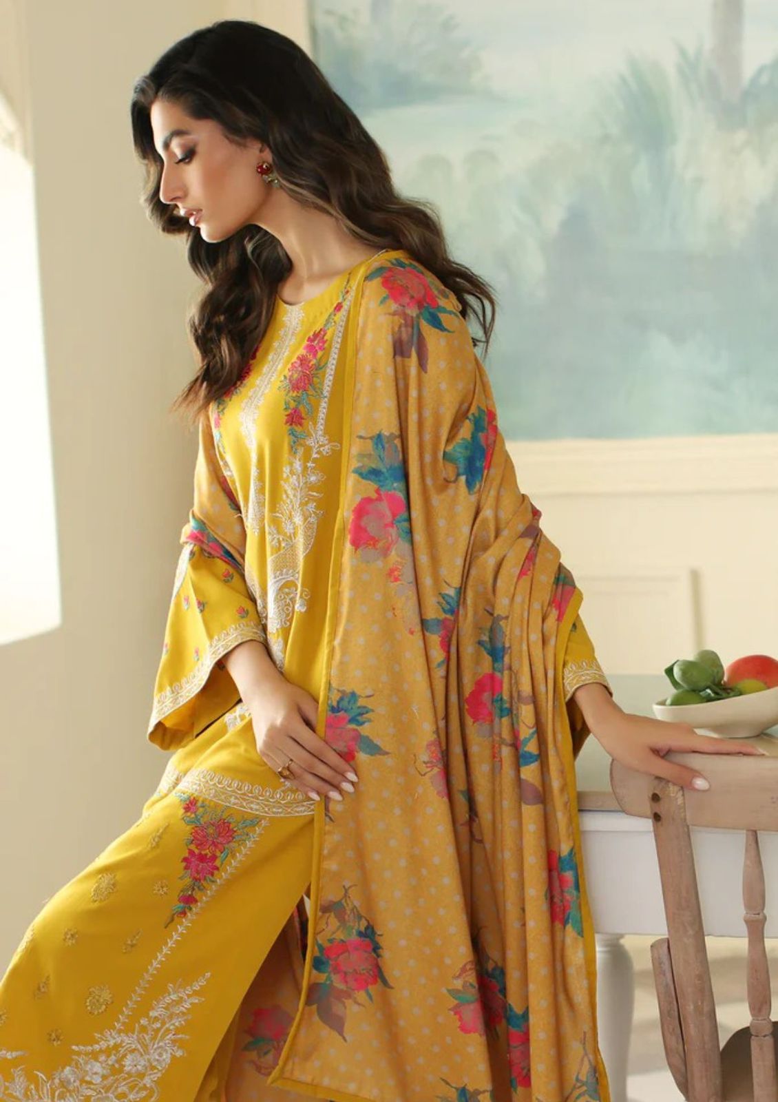 Chrizma 3PC Embroidered Lawn Suit - unstitch