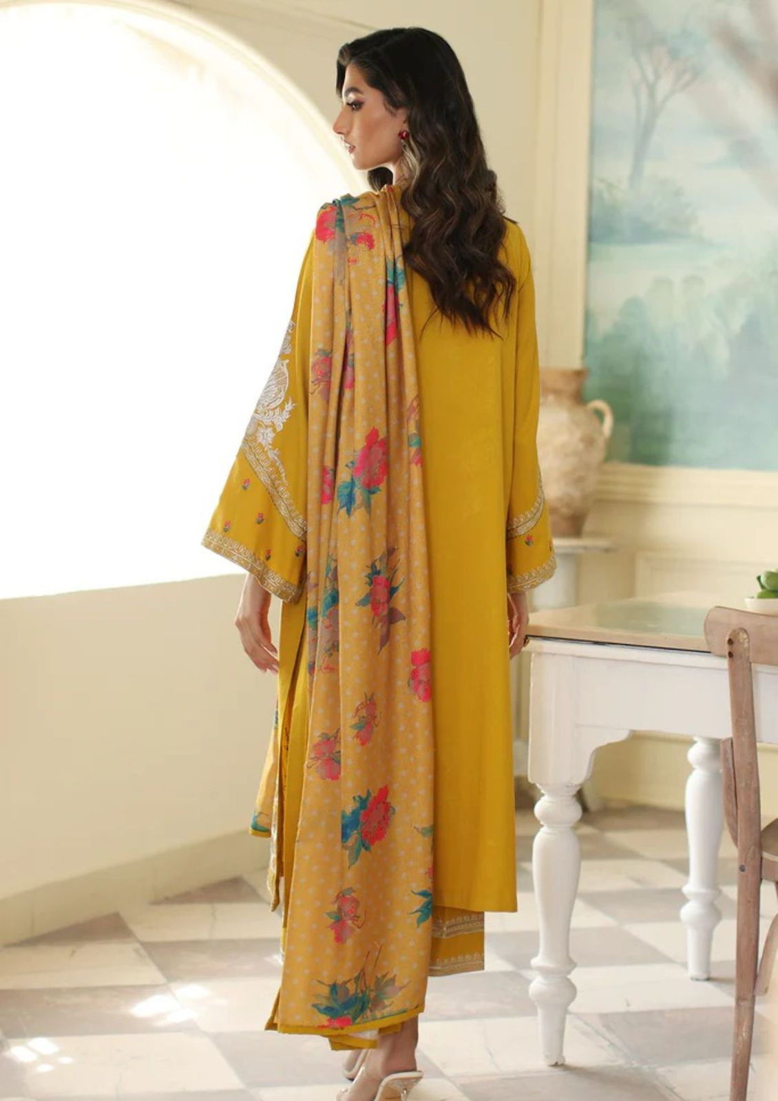 Chrizma 3PC Embroidered Lawn Suit - unstitch