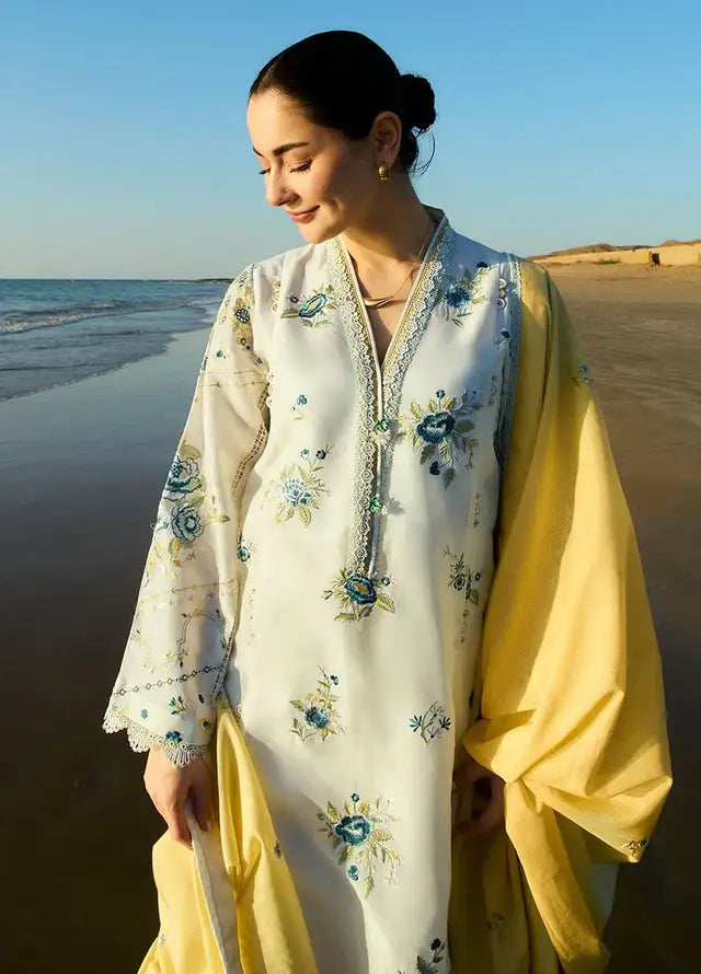 CoCo by ZaraShah jahan 3PC Embroidered Lawn Suit - unstitch