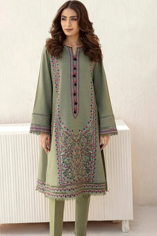 JAZMIN Lawn-3PC Embroidered With Lawn Dupatta