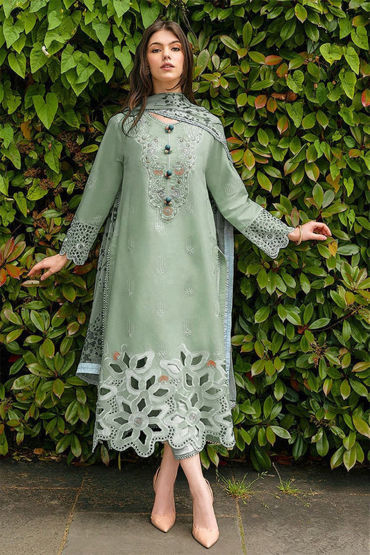 Bareeze 3PC Embroidered Lawn Suit - unstitch