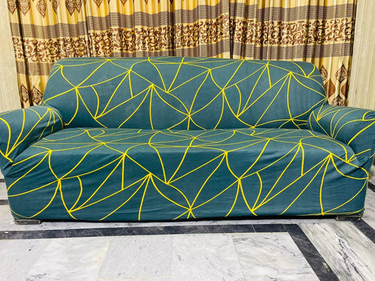 Printed Jersey Sofa Cover