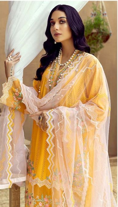 Adan Libas 3PC Embroidered Lawn Suit - unstitch