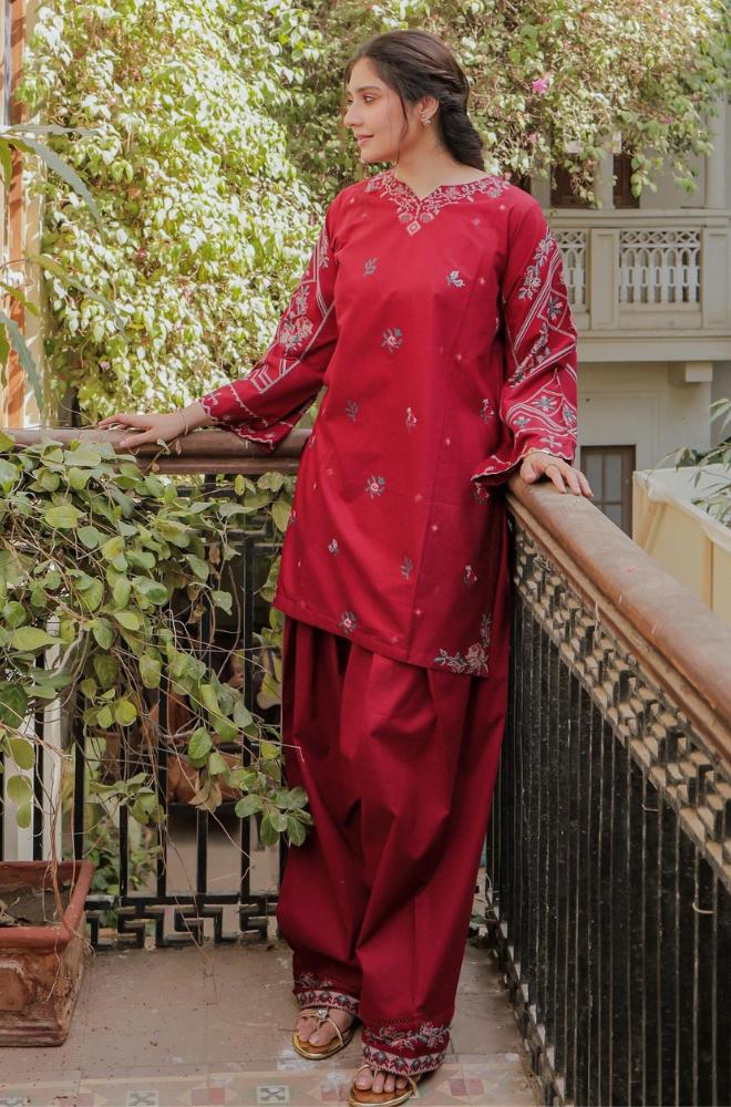Urge 2PC Embroidered Lawn Suit - unstitch