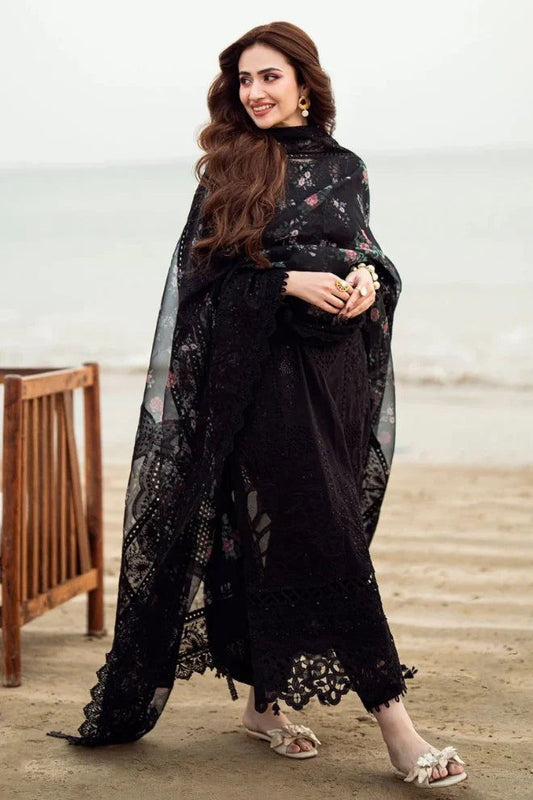 Nureh Lawn 3PC Chicken Kari With Diamond Dupatta