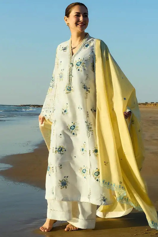 CoCo by ZaraShah jahan 3PC Embroidered Lawn Suit - unstitch